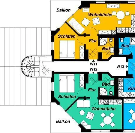 Villa-seeluft-wohnung-11 Apartamento Sellin (Rugen)
